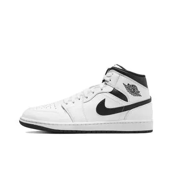 кроссовки Jordan 1 Mid Reverse Panda DQ8426-132