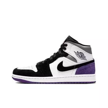 кроссовки Jordan 1 Mid SE Purple 852542-105
