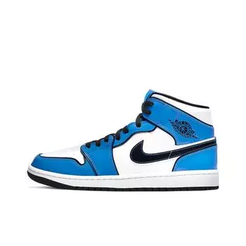 кроссовки Jordan 1 Mid Signal Blue DD6834-402