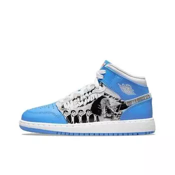 кроссовки Jordan 1 Mid Sneaker School Game Winner (GS) DR6492-100