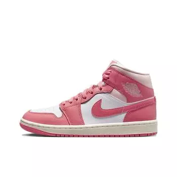 кроссовки Jordan 1 Mid Strawberries and Cream (Women s) BQ6472-186