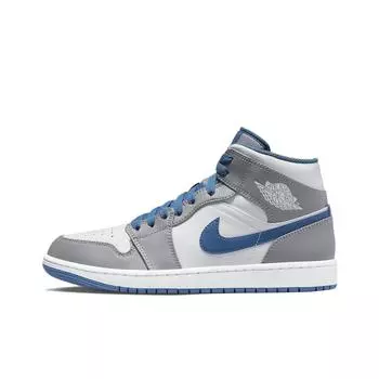 кроссовки Jordan 1 Mid True Blue DQ8426-014