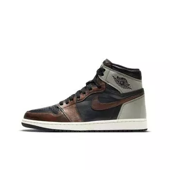кроссовки Jordan 1 Retro High Light Army Rust Shadow Patina 555088-033