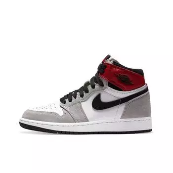 кроссовки Jordan 1 Retro High Light Smoke Grey (GS) 575441-126