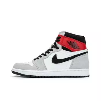 кроссовки Jordan 1 Retro High Light Smoke Grey 555088-126