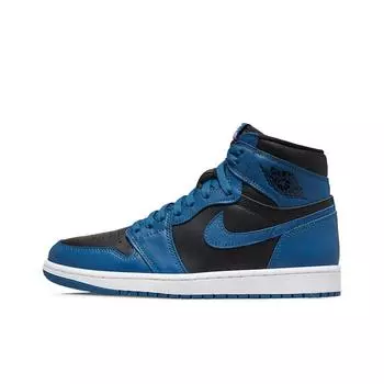 кроссовки Jordan 1 Retro High OG Dark Marina Blue 555088-404