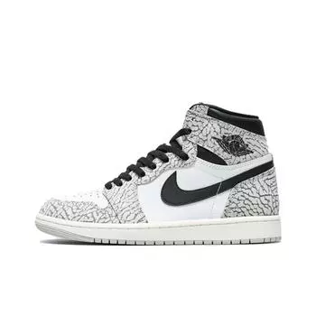кроссовки Jordan 1 Retro High OG White Cement (GS) FD1437-052