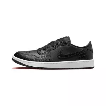 кроссовки Jordan 1 Retro Low Golf Black Croc DD9315-003
