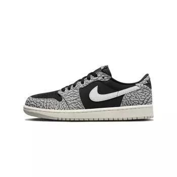 кроссовки Jordan 1 Retro Low OG Black Cement (GS) CZ0858-001
