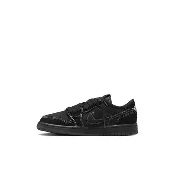 кроссовки Jordan 1 Retro Low OG SP Travis Scott Black Phantom (PS) DO5442-001