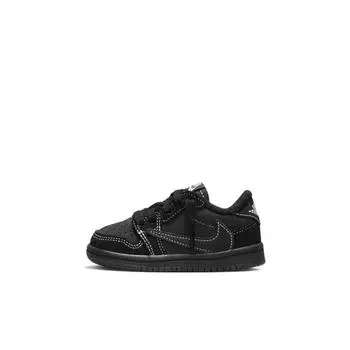 кроссовки Jordan 1 Retro Low OG SP Travis Scott Black Phantom (TD) DO5441-001