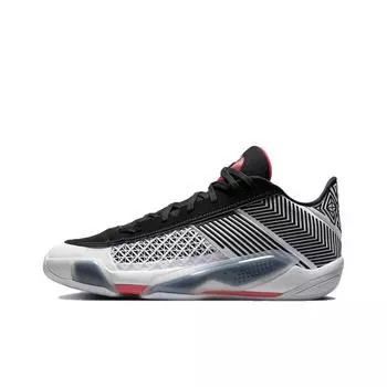 кроссовки Jordan 38 Low White Siren Red Black FD2325-101