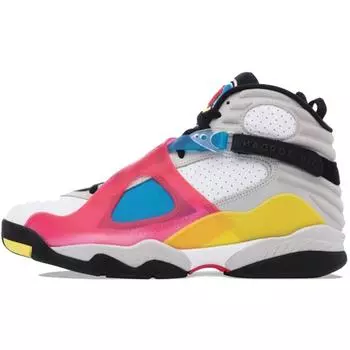 Кроссовки Jordan 8 SP Retro SE Белые Разноцветные(BQ7666-100) 42.5