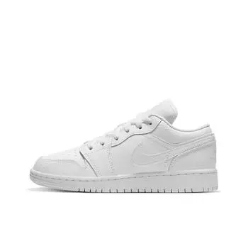 кроссовки Jordan Air Jordan 1 Low White (GS) 553560-130
