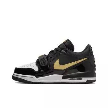 кроссовки Jordan Legacy 312 Low Black Metallic Gold GS CD9054-071