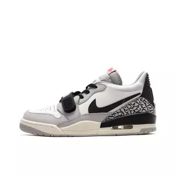 кроссовки Jordan Legacy 312 Low Tech Grey Fire Red Black CD7069-101