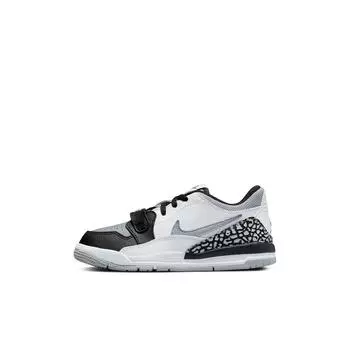 кроссовки Jordan Legacy 312 Low White Black Wolf Grey (PS) CD9055-105