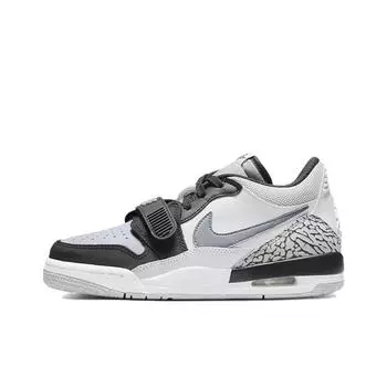 кроссовки Jordan Legacy 312 Low White Black Grey (GS) CD9054-105