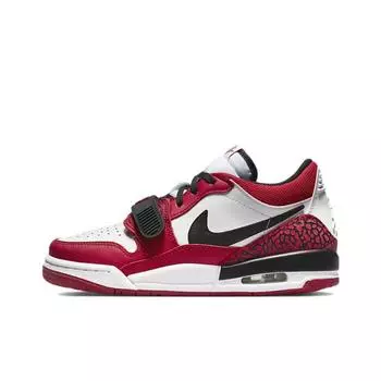 кроссовки Jordan Legacy 312 Low White Gym Red (GS) CD9054-116