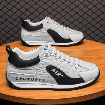 Кроссовки класса люкс, мужские кроссовки Air Trainers, мужская обувь, повседневная обувь для тенниса, роскошные трендовые кроссовки для бега, спортивная обувь для бега, кроссовки для ходьбы 39 чёрный