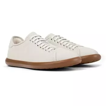 Кроссовки кожаные легкие PELOTAS SOLLER K201668 см [Camper] женские белые_T100 24.0