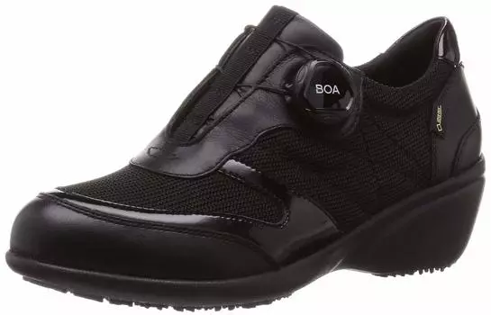 Кроссовки кроссовки MWL1007 Черные 24 см 3E [Madras Walk] [GORE-TEX] Шнуровка Женские чёрный