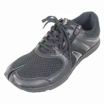 Кроссовки Lafeet Tabi Обувь для ходьбы Lafeet для ходьбы VL04 osk001 Черный Серебристый [Okamoto Seiko] Мужские Женские 26.5см