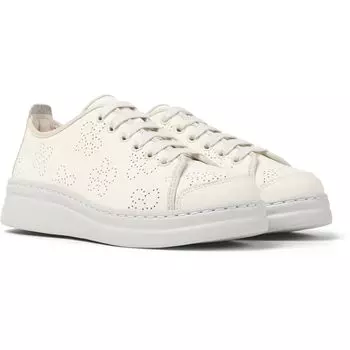 Кроссовки легкие перфорационные RUNNER UP K201624 см [Camper] женские белые_T100 25.0