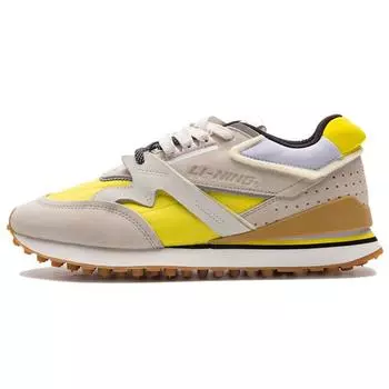 Кроссовки Li Ning 001 Classic Shock Absorbing Non-Slip Durable Lightweight Low Top Women sleeve Deep-Yellow AGCP382-3 37