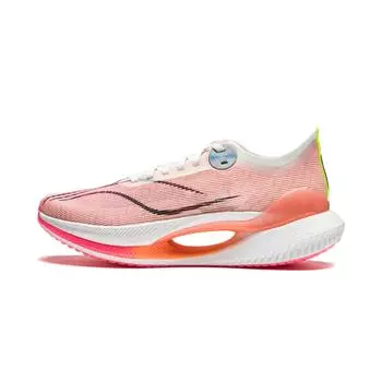 Кроссовки Li Ning Absolute Shadow 2 Essential Dual Cushioning Stability Support с низким верхом для повседневного бега, женские кроссовки, цвет: белый, розовый ARRU004-10 36