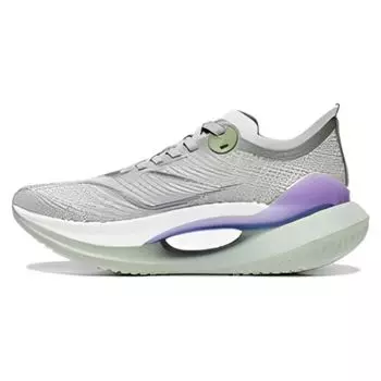 Кроссовки Li Ning Absolute Shadow 2 Essential Versatile Comfortable Durable Breathable Low-Top для бега, женские, зеленые, серые ARRT006-13 36