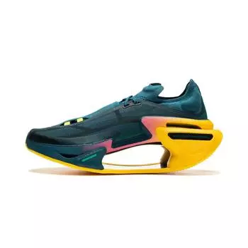 Кроссовки Li Ning Absolute Shadow 3.0 In My Name Glory Technology с амортизацией, дышащие, с отскоком, низкие, повседневные, унисекс, кроссовки, зеленые ARRU005-8 42