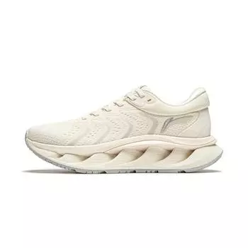 Кроссовки Li Ning Arc CRC с амортизацией, износостойкие, нескользящие, с низким верхом, женские кроссовки бежевого цвета AZGU006-4 38