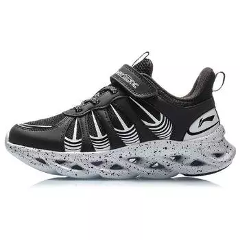 Кроссовки Li Ning Arc с амортизацией, износостойкие, нескользящие, дышащие, с низким верхом, детские кроссовки, черные YKFQ058-1 31
