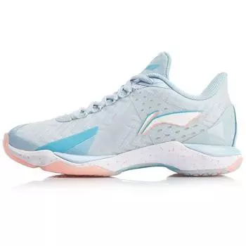 Кроссовки Li Ning Attack 3 из искусственной кожи с интегрированным воротником, амортизирующие, дышащие, износостойкие, нескользящие, с низким верхом для бадминтона AYAQ012-3 35