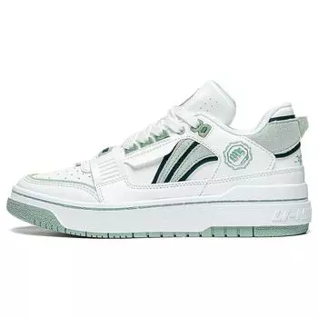 Кроссовки Li Ning Bad Five Low Top Retro Basketball Culture мужские кроссовки белые зеленые ABCT062-1 39