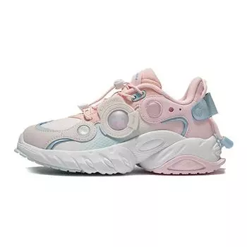 Кроссовки Li Ning Casual Starry Cushioning Non-Slip Wear-Stick с низким верхом для бега Детские кроссовки Sakura-Pink YKCS006-4 37