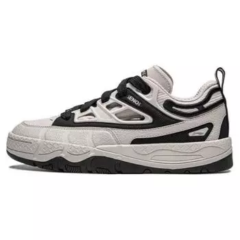 Кроссовки Li Ning CF Su Series Yu 3 SS универсальные нескользящие амортизирующие низкие для скейтбординга мужские серые черные AGLU063-3 39