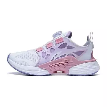 Кроссовки Li Ning Childrens Canglan 2.0 с низким верхом Детские кроссовки Белые Фиолетовые YKFT034-2 36
