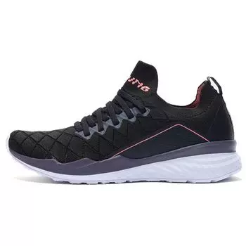 Кроссовки Li Ning Cloud Five универсальные из ткани с амортизацией, нескользящие, износостойкие, легкие, с низким верхом, женские, черные ARHP074-1 35