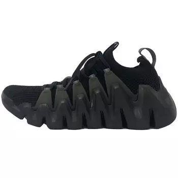 Кроссовки Li Ning Crazy Run Flex One Piece Woven Dynamic с нескользящей подошвой и износостойкостью для женщин, черные ARKQ008-1 35