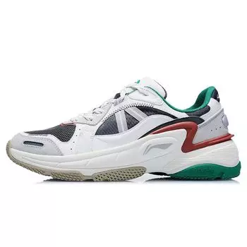 Кроссовки Li Ning Dandai Reflective Support Low Top для бега Мужские кроссовки Серый Белый Красный AGCR357-5 41