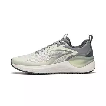 Кроссовки Li Ning Easy Adapt V2 мягкие, упругие, дышащие, амортизирующие, прочные, низкие, повседневные, мужские, серо-зеленые ARSU001-4 44