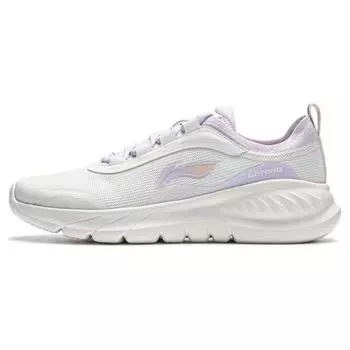 Кроссовки Li Ning Easy Fit Flex Soft Rebound Shock Absorbing Durable Breathable Low Top Women sketches White Purple ARSU030-4 38
