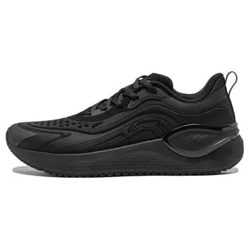 Кроссовки Li Ning Easy Fit, легкие, высокопрочные, удобные, амортизирующие, износостойкие, дышащие, низкие, мужские, черные ARST041-1 39
