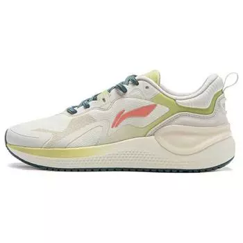 Кроссовки Li Ning Easy Fit Soft Rebound с амортизацией, дышащие, с низким верхом, женские кроссовки для бега, жемчужно-белые ARST072-5 35