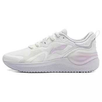 Кроссовки Li Ning Easy Fit Soft Rebound с амортизацией, дышащие, прочные, с низким верхом, женские кроссовки Cloud-White ARST072-6 35