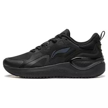 Кроссовки Li Ning Easy Fit Soft Rebound с амортизацией, дышащие, прочные, с низким верхом, женские кроссовки, черные ARST072-8 35