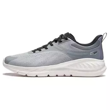 Кроссовки Li Ning Easy Flex V2 с мягким отскоком, амортизирующие, прочные, дышащие, низкие, мужские, серо-белые ARSU005-1 45