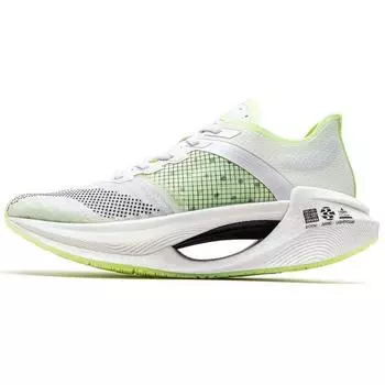 Кроссовки Li Ning Essential Weave, удобные, универсальные, амортизирующие, нескользящие, износостойкие, с низким верхом, мужские, белые, зеленые ARHQ247-3 40